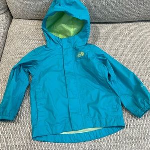 North Face rain jacket 2T